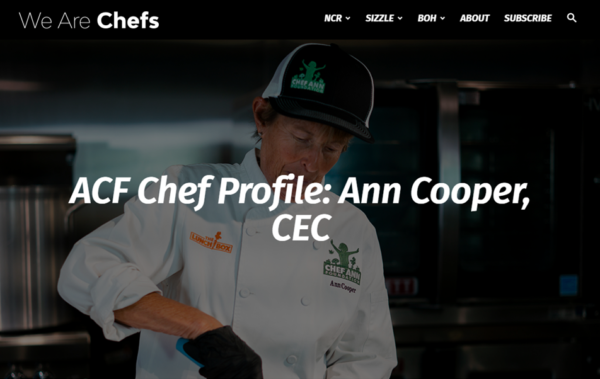 ACF Chef Profile: Ann Cooper, CEC